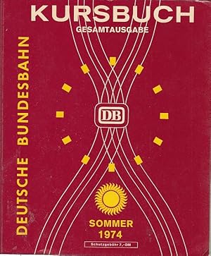 Kursbuch Sommer 26.05.1974 - 28.09.1974 [Gesamtausgabe, 5 Teile] / Hrsg. v. d. Zentralen Transpor...