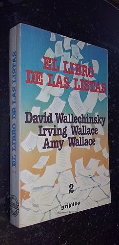 Imagen del vendedor de El libro de las listas. Vol. 2 a la venta por Librera La Candela