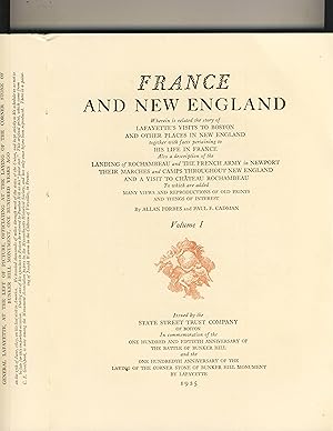 Imagen del vendedor de France and New England Volume 1 a la venta por Richard Lemay