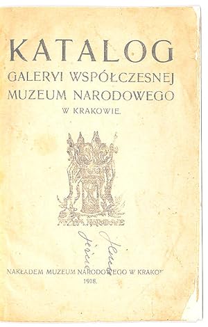 Katalog Galerii Wspólczesnej Muzeum Narodowego w Krakowie.
