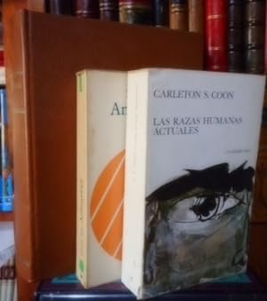 ANTHROPOLOGIE + LAS RAZAS HUMANAS ACTUALES + LA ANTROPOLOGÍA Ediciones Mensajero (3 libros)