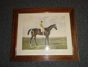 Image du vendeur pour Touchstone, the Winner of Great St. Leger Stakes at Doncaster, 1834. Original aquatint. mis en vente par Wittenborn Art Books