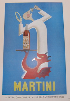 Martini Advertisements from Paris, 1950s.