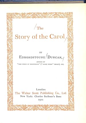 Imagen del vendedor de The story of the carol a la venta por WeBuyBooks