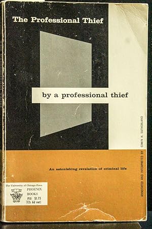 Bild des Verkufers fr The Professional Thief zum Verkauf von Mad Hatter Bookstore