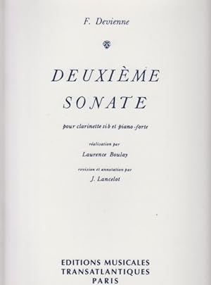 Image du vendeur pour Sonata No.2 for Clarinet in B flat and Piano mis en vente par Hancock & Monks Music