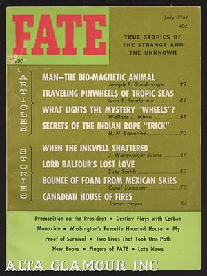 FATE: True Stories Of The Strange And Unknown Vol. 17, No. 7, Issue 172 / July 1964