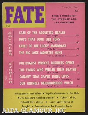 FATE: True Stories Of The Strange And Unknown Vol. 17, No. 11, Issue 176 / November 1964