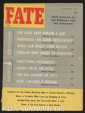 FATE: True Stories Of The Strange And Unknown Vol. 16, No. 11, Issue 164 / November 1963