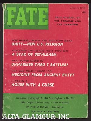 FATE: True Stories Of The Strange And Unknown Vol. 16, No. 1, Issue 154 / January 1963