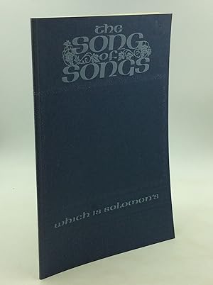 Seller image for THE SONG OF SONGS Which Is Solomon's for sale by Kubik Fine Books Ltd., ABAA