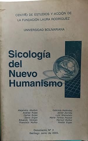 Sicología del nuevo humanismo