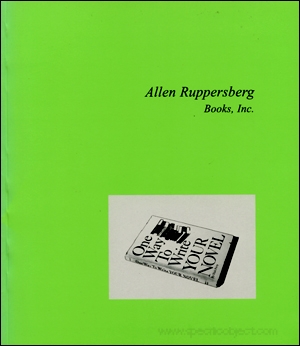 Immagine del venditore per Allen Ruppersberg Books, Inc. venduto da Specific Object / David Platzker