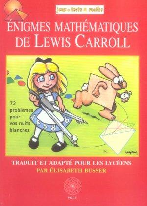 enigmes mathematiques de lewis carroll