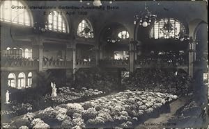 Litho Berlin Charlottenburg, Große Internationale Gartenbauausstellung 1909, Azaleen Parterre