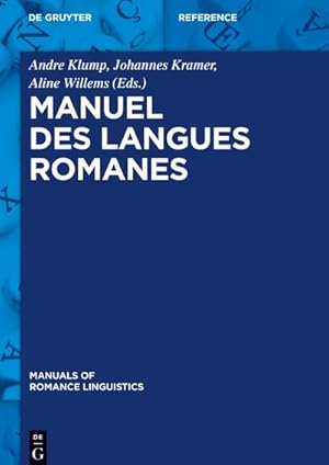 Bild des Verkufers fr Manuel des langues romanes zum Verkauf von AHA-BUCH GmbH