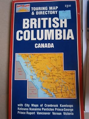 British Columbia. Canada. With city maps of Cranbrook - Kamloops - Kelowna - Nanaimo - Penticton ...