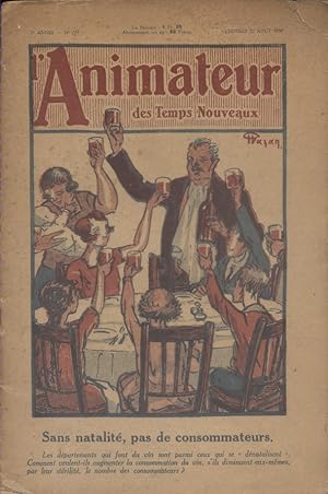 Seller image for L'animateur des temps nouveaux. N 233. 22 aot 1930. for sale by Librairie Et Ctera (et caetera) - Sophie Rosire