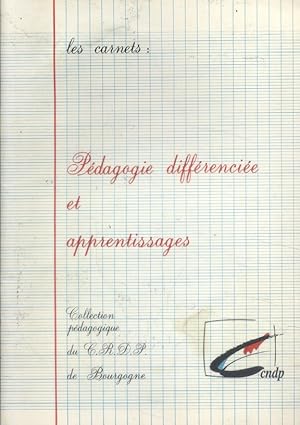 Imagen del vendedor de Pdagogie diffrencie et apprentissages (Les Carnets). a la venta por Librairie Et Ctera (et caetera) - Sophie Rosire