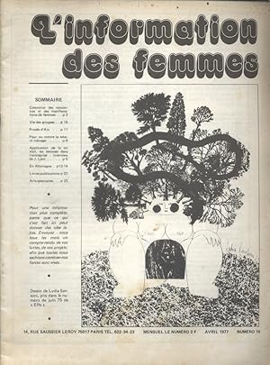 L'Information des femmes. N° 16. Avril 1977.