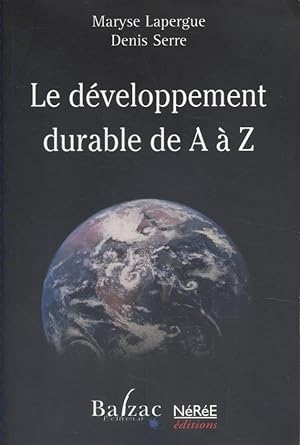 Le développement durable de A à Z.