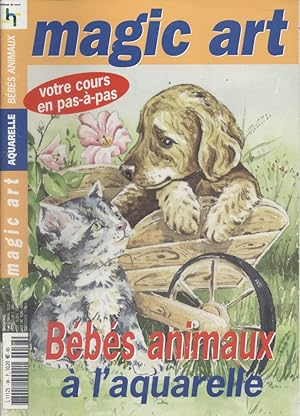 Seller image for Magic Art. Bimestriel N 38 : Bbs animaux  l'aquarelle. for sale by Librairie Et Ctera (et caetera) - Sophie Rosire