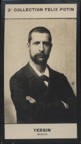 Seller image for Photographie de la collection Flix Potin (4 x 7,5 cm) reprsentant : Alexandre Yersin, mdecin. Dbut XXe. Vers 1900. for sale by Librairie Et Ctera (et caetera) - Sophie Rosire