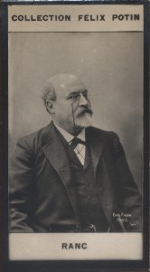 Seller image for Photographie de la collection Flix Potin (4 x 7,5 cm) reprsentant : Arthur Ranc, homme politique. Dbut XXe. Vers 1900. for sale by Librairie Et Ctera (et caetera) - Sophie Rosire