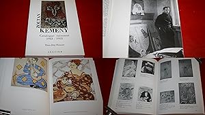 Zoltan Kemeny. - La Première Période 1943-1953. - Catalogue Raisonné des Peintures, Sculptures et...
