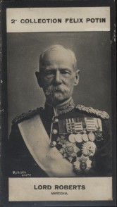 Photographie de la collection Félix Potin (4 x 7,5 cm) représentant : Lord Frédéric Roberts - Mar...