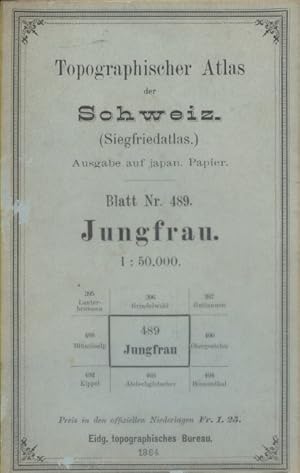 Topographischer Atlas der Schweiz. (Siegfriedatlas). Blatt Nr. 489. Altdorf. Sect. XVIII - 2.