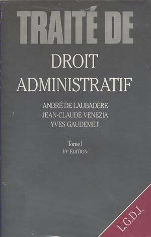 Immagine del venditore per Trait de droit administratif. Tome 1 seul : L'0rganisation administrative, la juridiction administrative, les actes et l'objet de l'action de l'administration. venduto da Librairie Et Ctera (et caetera) - Sophie Rosire