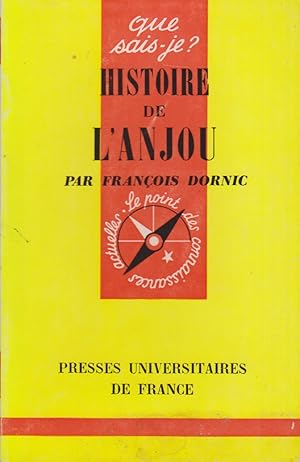 Imagen del vendedor de Histoire de l'Anjou. a la venta por Librairie Et Ctera (et caetera) - Sophie Rosire