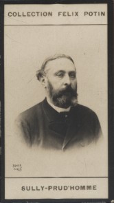 Image du vendeur pour Photographie de la collection Flix Potin (4 x 7,5 cm) reprsentant : Armand Sully-Prud'homme, homme de lettres. Dbut XXe. Vers 1900. mis en vente par Librairie Et Ctera (et caetera) - Sophie Rosire