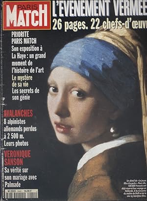 Image du vendeur pour Paris Match N 2440 : En couverture L'vnement Vermeer, Les avalanches, Mariage de Vronique Sanson. 29 fvrier 1996. mis en vente par Librairie Et Ctera (et caetera) - Sophie Rosire