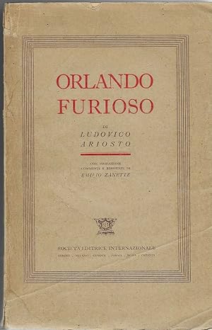 Seller image for Orlando Furioso for sale by BASEMENT BOOKS