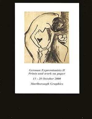 Image du vendeur pour German Expressionists II: Prints and work on paper (Only copy for sale on the Internet) mis en vente par Rareeclectic