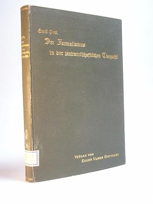 Seller image for Der Formalismus in der landwirtschaftlichen Tierzucht. for sale by Adalbert Gregor Schmidt