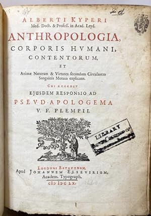 Anthropologia, corporis humani contentorum et animae naturam & virtutes secundum circularem sangu...
