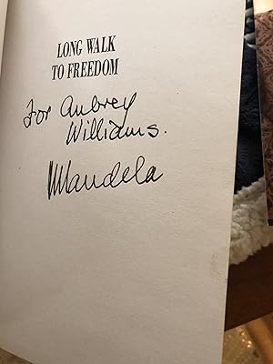 Seller image for Long Walk to Freedom Signed w/photo for sale by PEN ULTIMATE RARE BOOKS