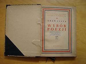 Imagen del vendedor de Wybor poezji a la venta por Polish Bookstore in Ottawa