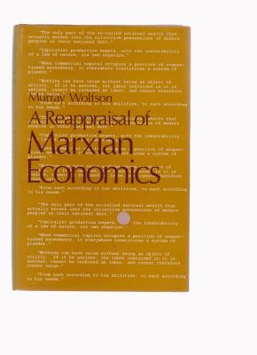 Bild des Verkufers fr A Reappraisal of Marxian Economics zum Verkauf von Robinson Street Books, IOBA
