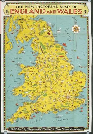 The New Pictorial Map of England and Wales.