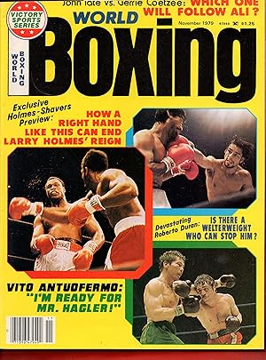 Bild des Verkufers fr World Boxing Victory Sports Series November 1979 zum Verkauf von Warren Hahn