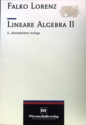 Bild des Verkufers fr Lineare Algebra II; zum Verkauf von books4less (Versandantiquariat Petra Gros GmbH & Co. KG)