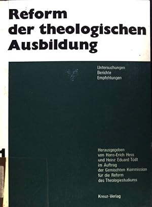 Bild des Verkufers fr Reform der theologischen Ausbildung; Untersuchungen, Berichte, Empfehlungen; Band 1; zum Verkauf von books4less (Versandantiquariat Petra Gros GmbH & Co. KG)