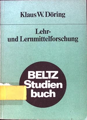 Bild des Verkufers fr Lehr- und Lernmittelforschung. zum Verkauf von books4less (Versandantiquariat Petra Gros GmbH & Co. KG)
