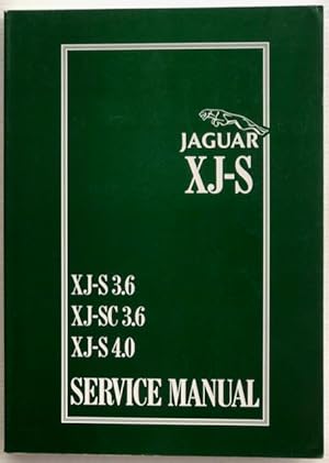 Jaguar XJ-S, XJ-SC 3.6, XJ-S 4.0 Service Manual.