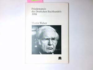 Imagen del vendedor de Friedenspreis des Deutschen Buchhandels 1998. Ansprachen aus Anlass der Verleihung a la venta por Antiquariat Buchhandel Daniel Viertel