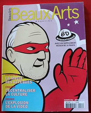 Image du vendeur pour BEAUX-ARTS magazine - n224 de 2002 - BD, Aztques. + Supplment REISER mis en vente par Bouquinerie Spia